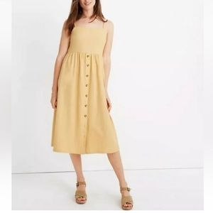 Madewell spaghetti strap dress with pockets Xs